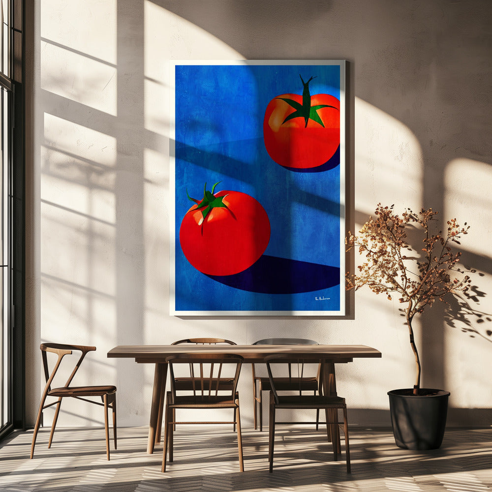Zwei Tomaten | Leinwand