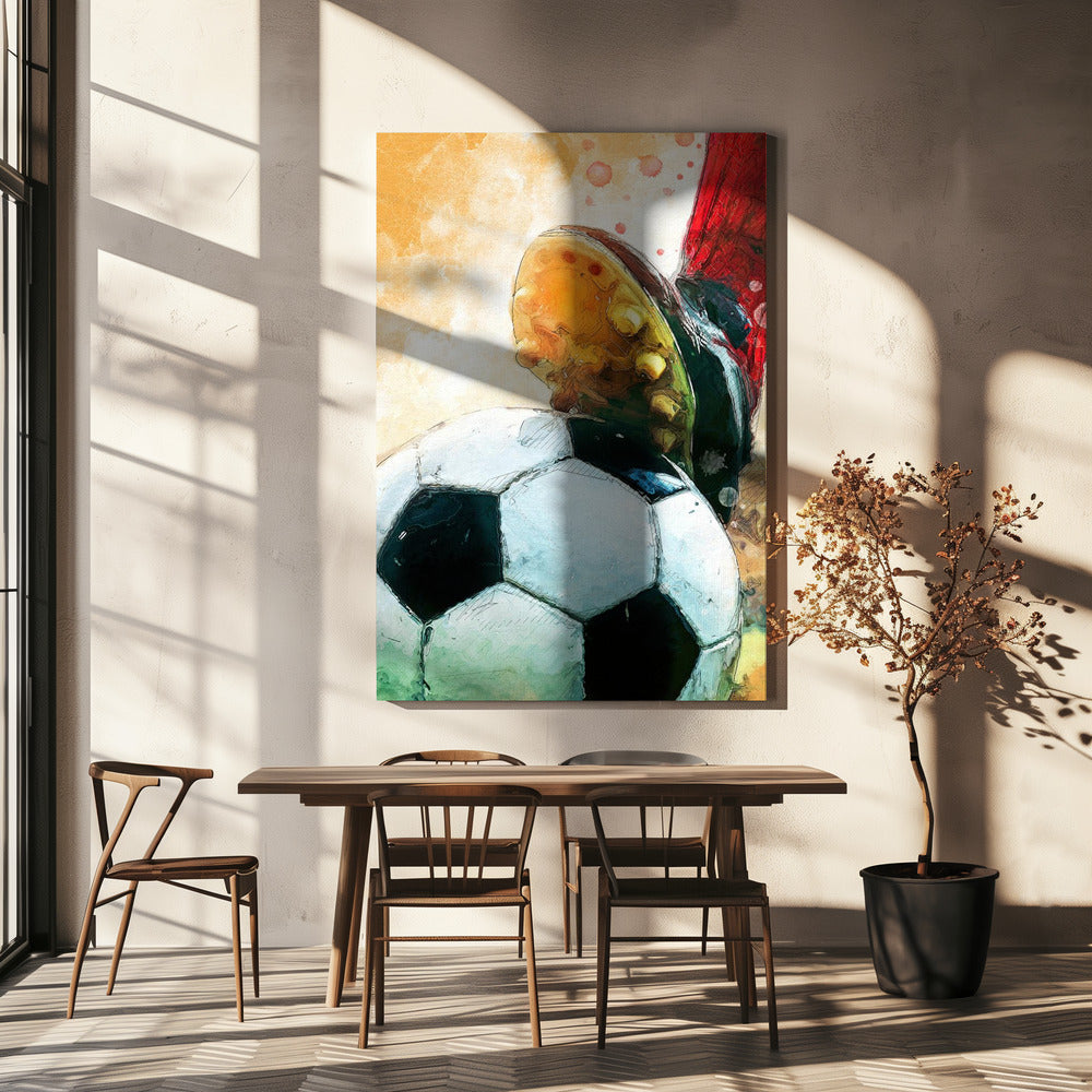 Fußball 1 Sportkunst | Leinwand-Bilder