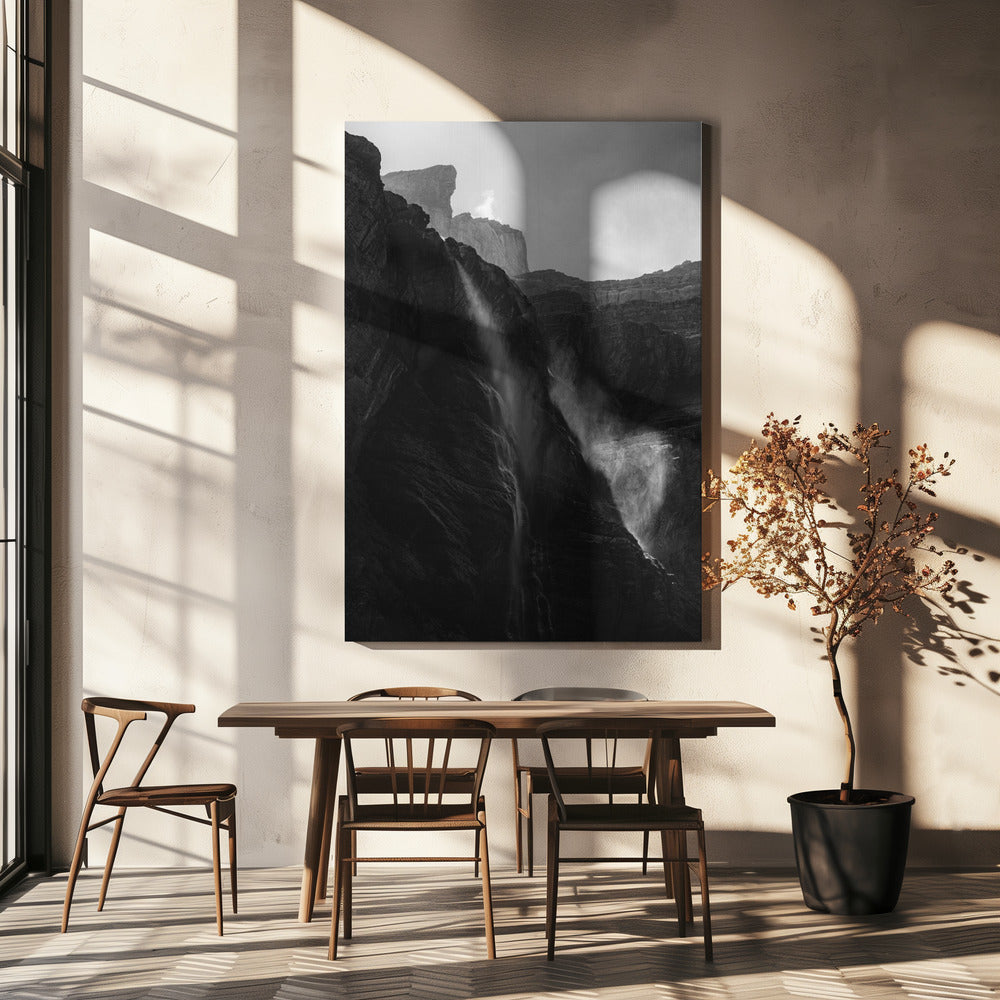 Wodospad w Cirque de Gavarnie | Wydruki na łótnie