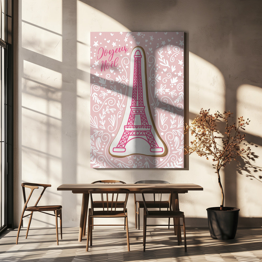 Eiffel tower iced gingerbread cookie | Canvas