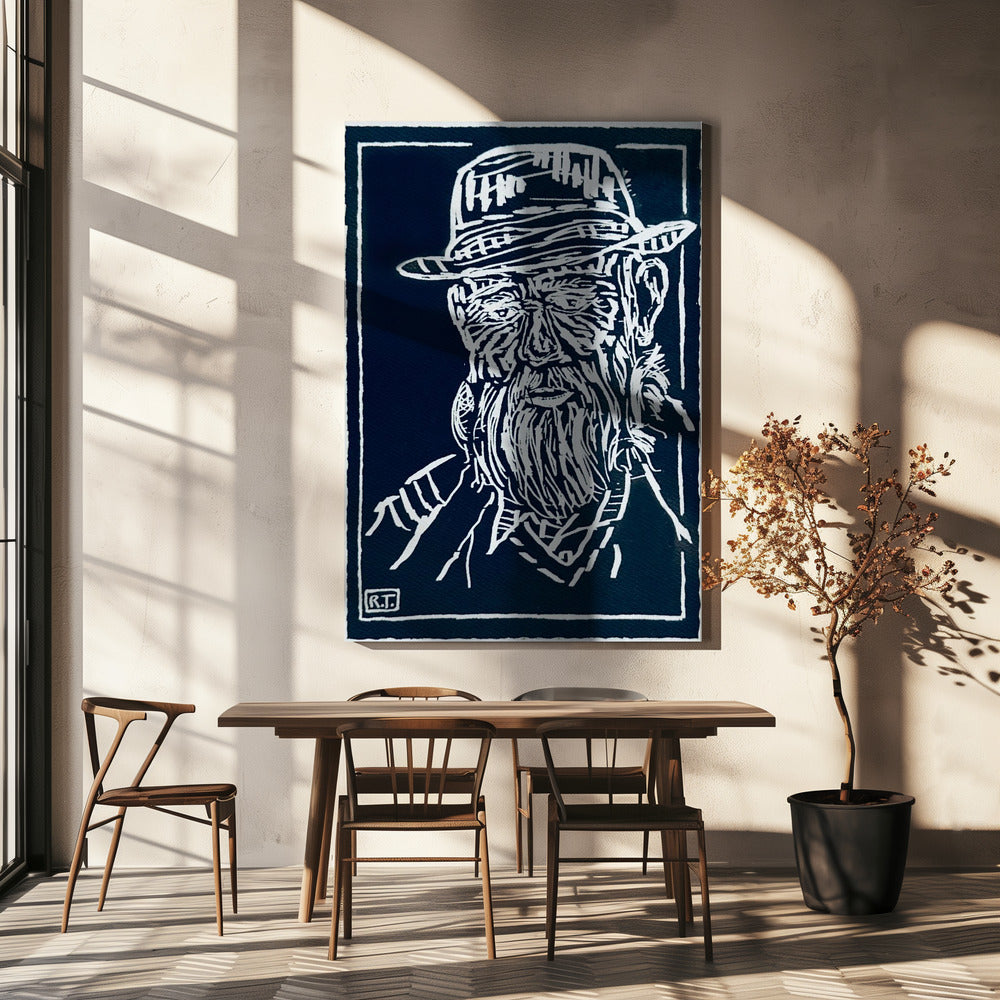 El abuelo | Impresiones en Lienzo