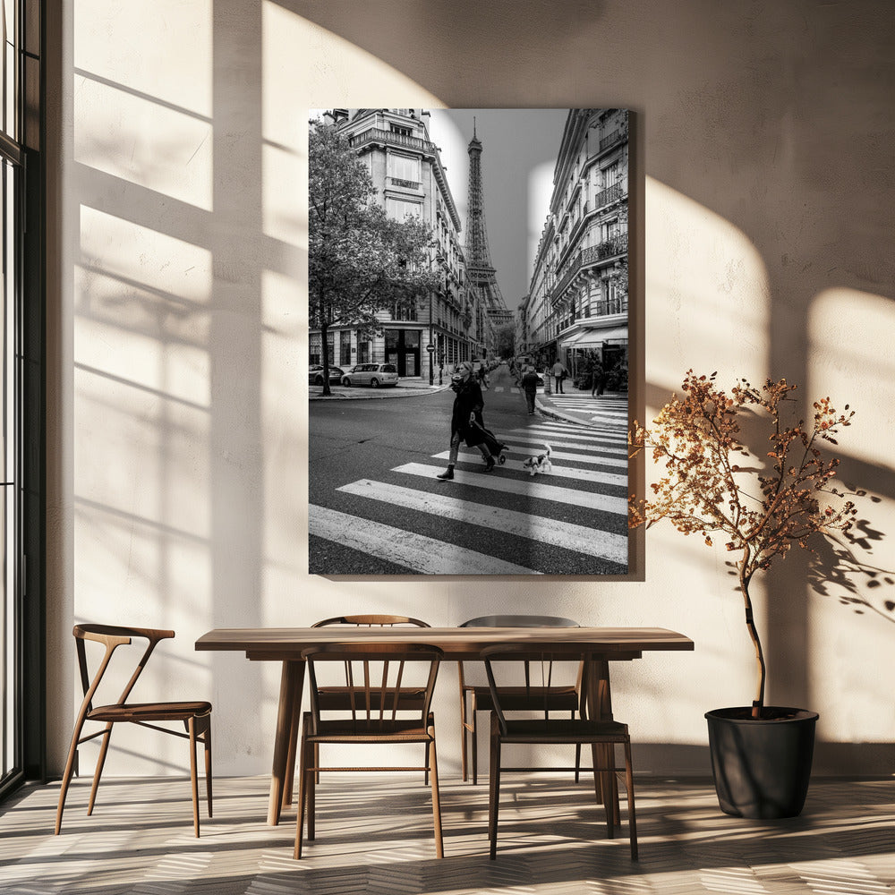 Walking the dog | Canvas