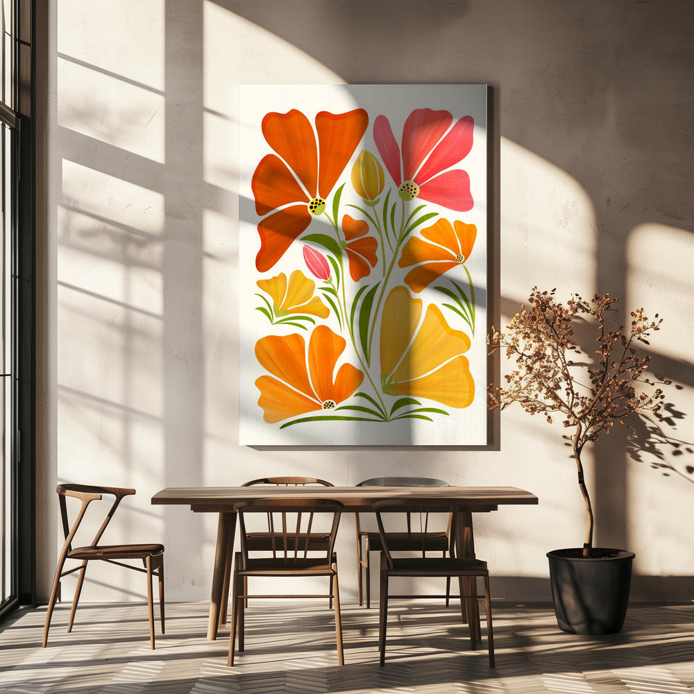 Kevään luonnonkukat | Canvastaulut