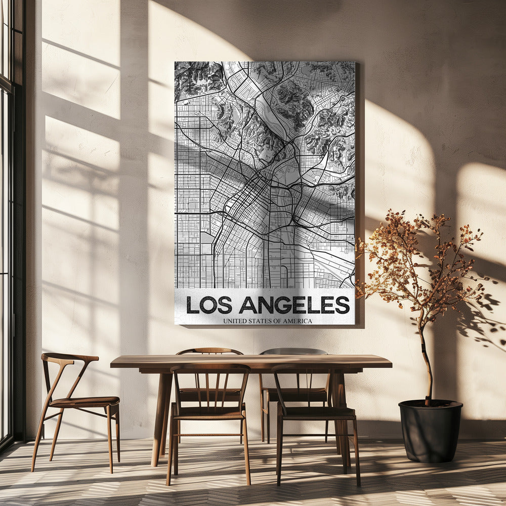 Los Angeles White | Canvas