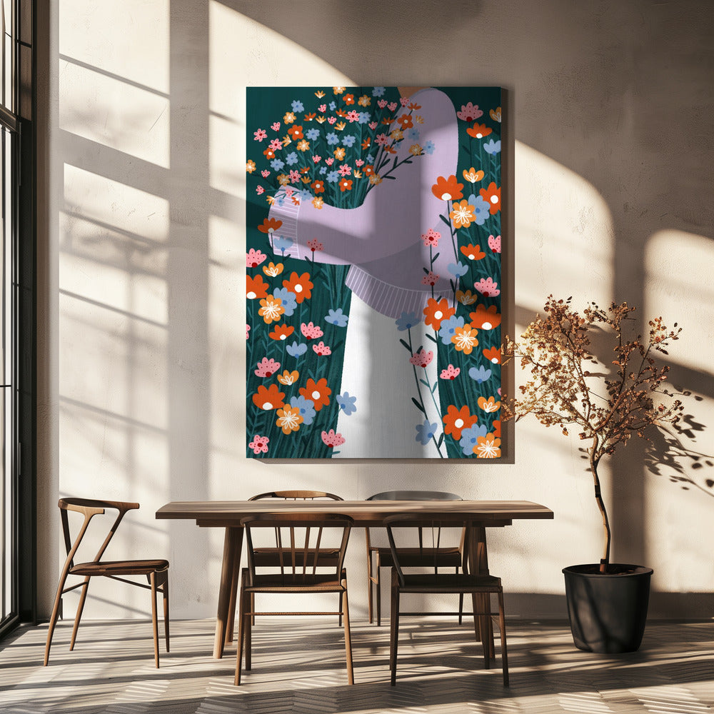 Villikukkien puutarha | Canvastaulut