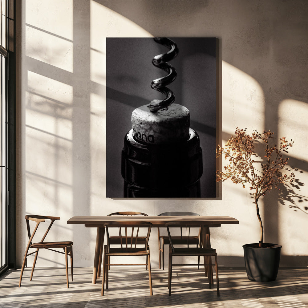 Wine 002 B&w | Canvas