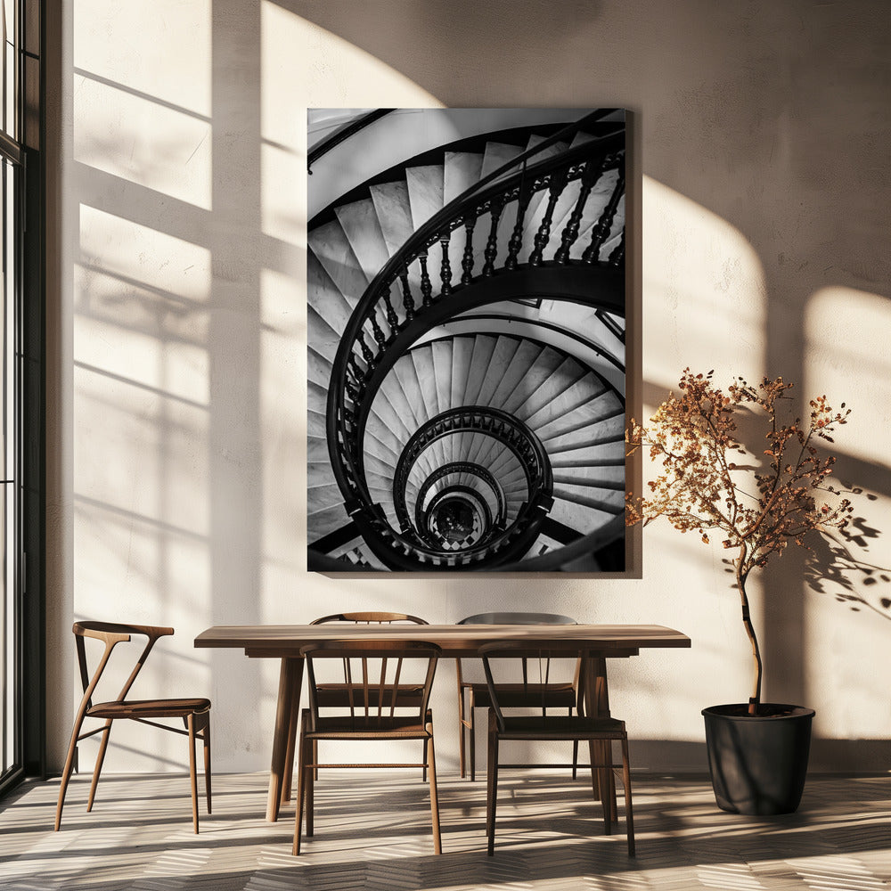 Spiral Stairs | Canvas