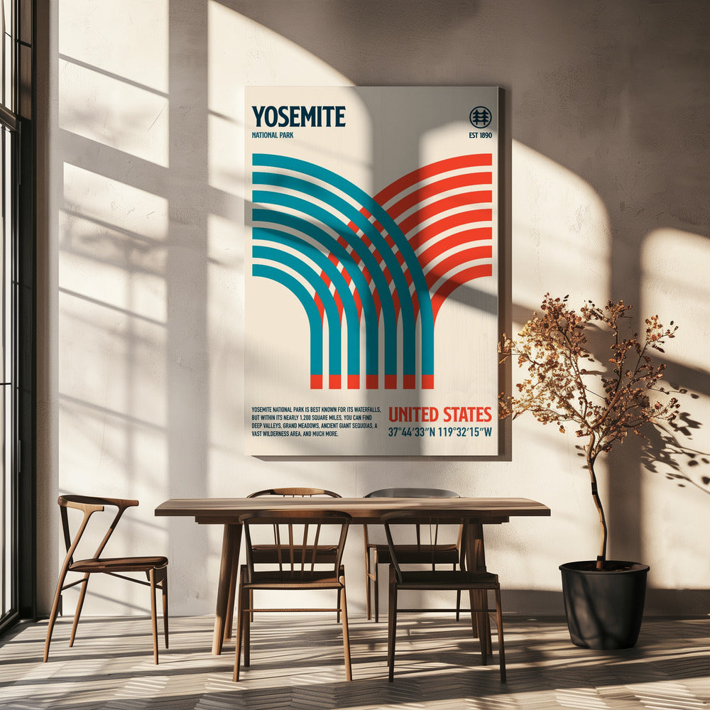 Podróż do Parku Narodowego Yosemite Plakaty - Wydruki Artystyczne | Wydruki na łótnie