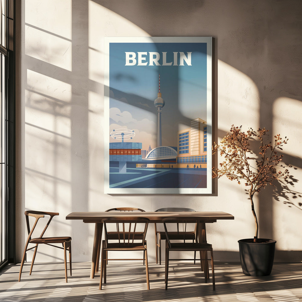 Berlin Cityscape Travel Print | Canvas