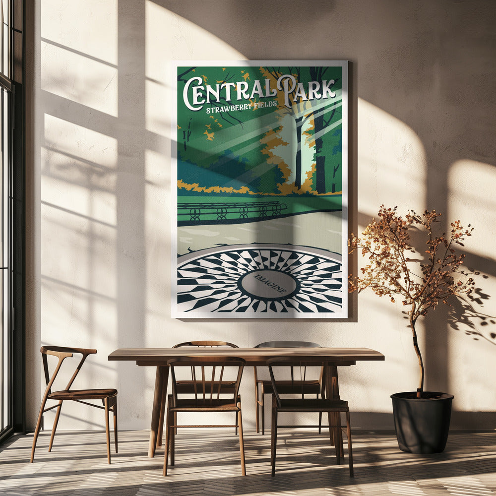 Central Park New York Travel Print | Canvas