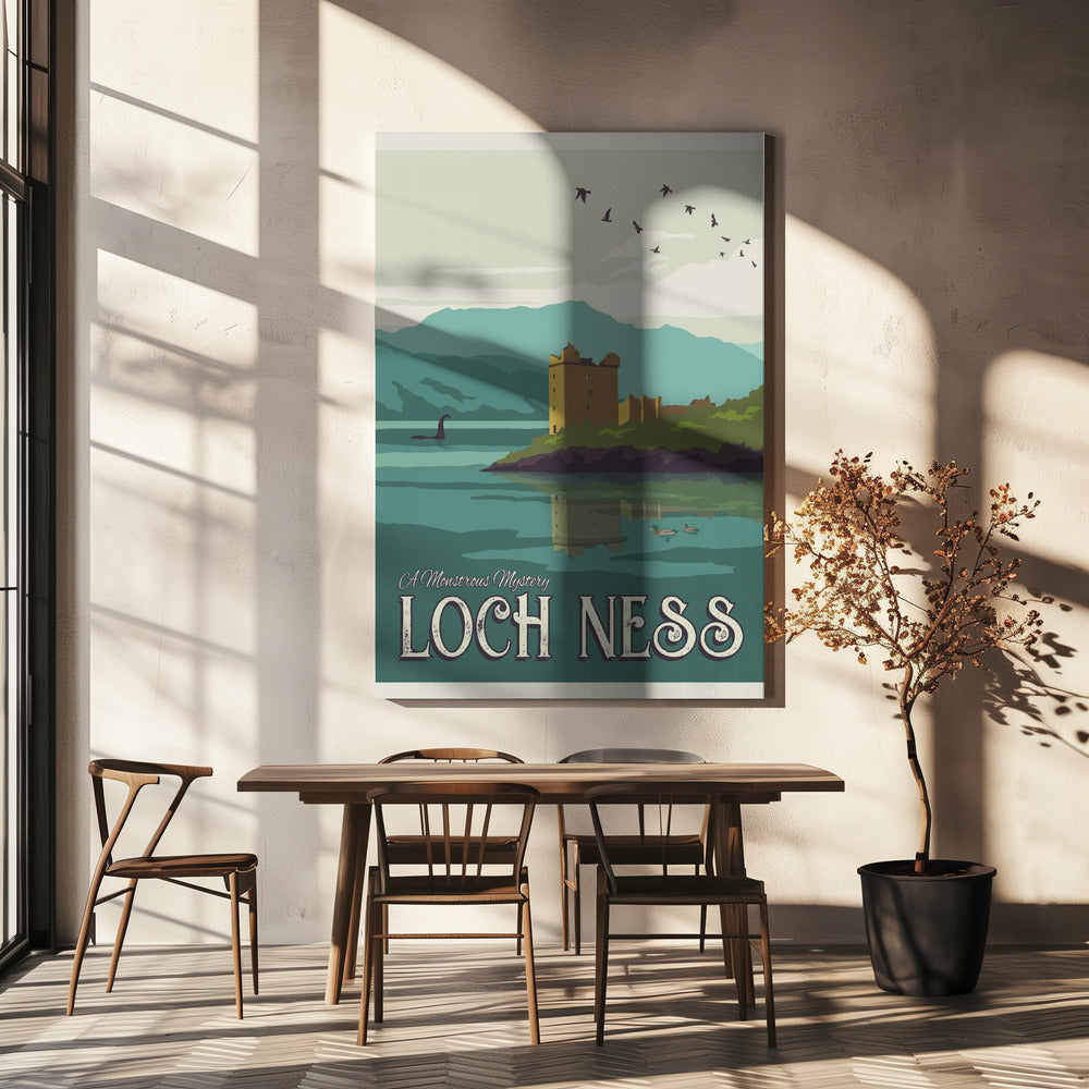 Loch Ness Travel Print | Canvas