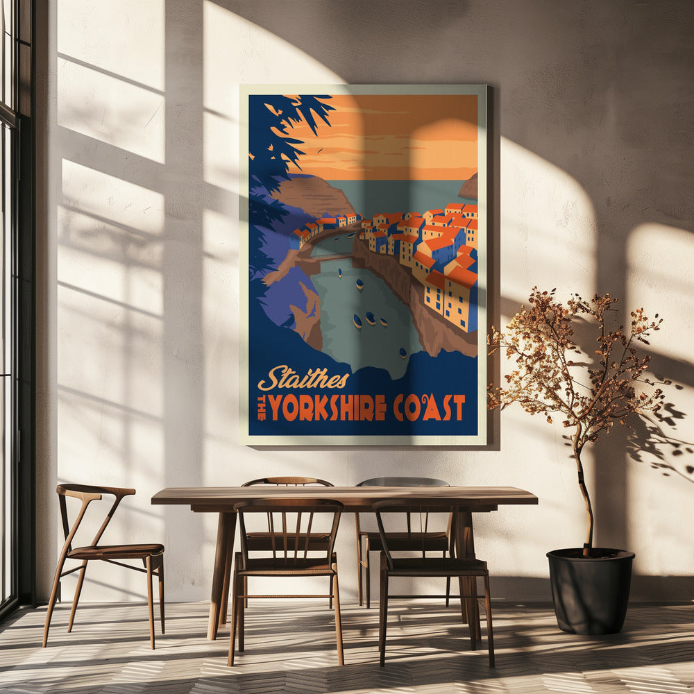 Staithes Yorkshire Reisedruck | Leinwand-Bilder