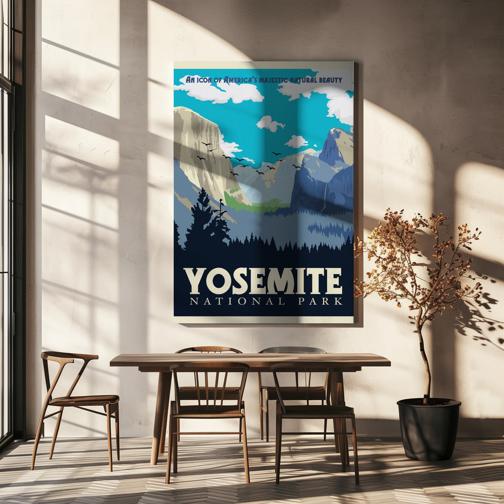 Yosemite National Park Travel Print | Canvas