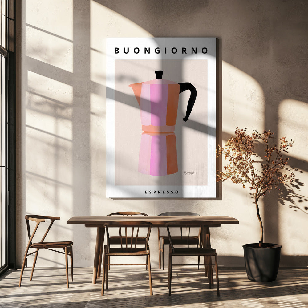 Bonjour Espresso | Tableaux sur Toile