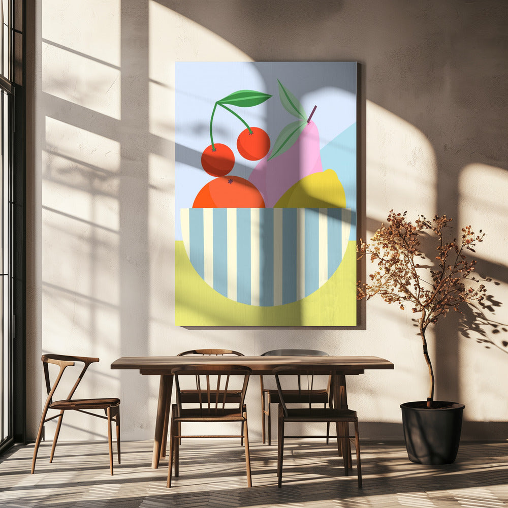 Obstschale | Leinwand