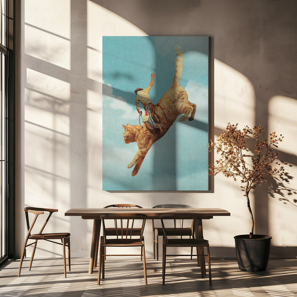 Meehaw Rodio Chat | Tableaux sur Toile