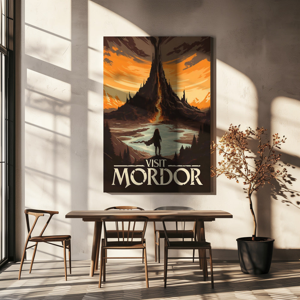 Visita Mordor | Impresiones en Lienzo