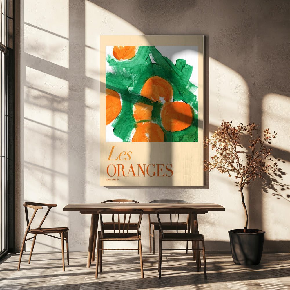 Les Oranges Une Étude 2 | Leinwand