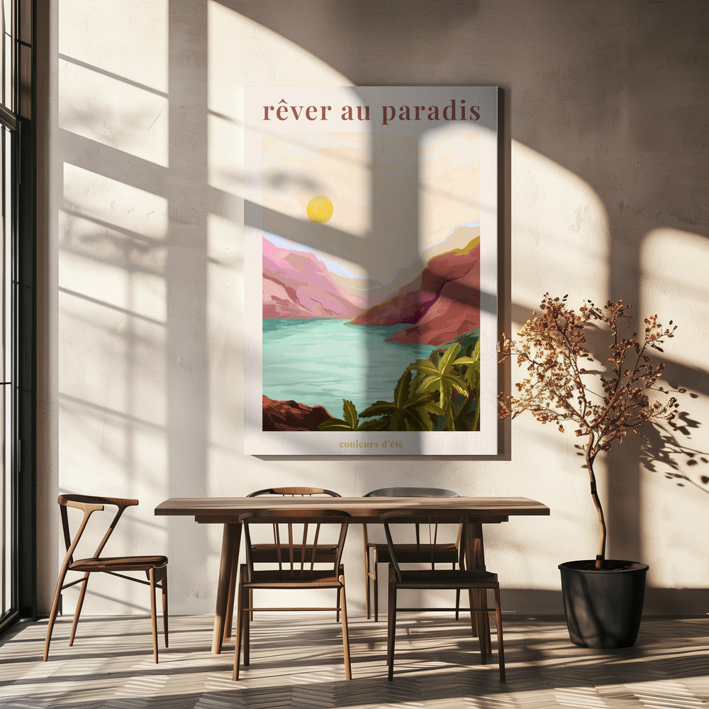 Rêver Au Paradis - Sun | Canvas