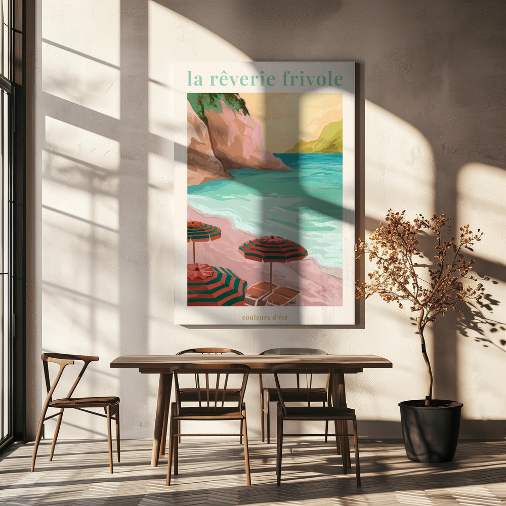 Die frivole Träumerei – Strand | Leinwand-Bilder