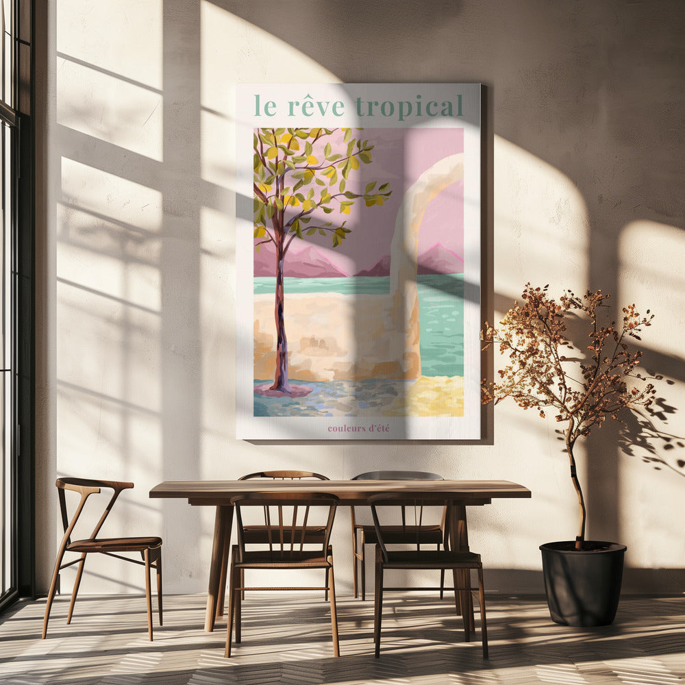 Der tropische Traum - Zitronenbaum | Leinwand-Bilder