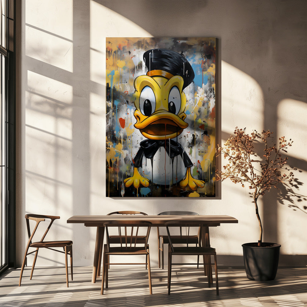 Pato de arte callejero | Impresiones en Lienzo