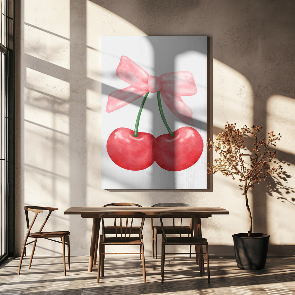 Rote Kirschen | Leinwand