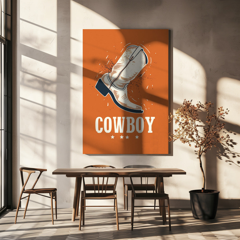 Cowboy Boots Vintage | Canvas