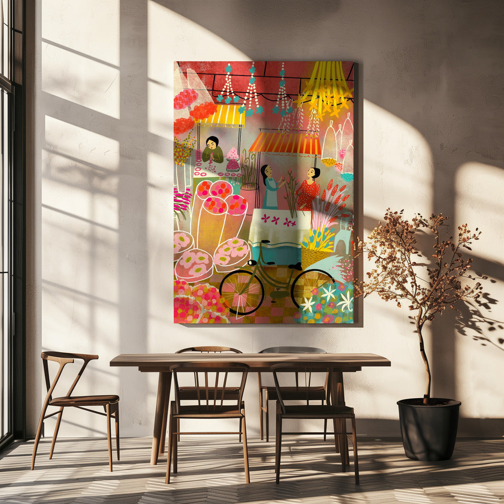 Bangkok Flower Market | Canvas