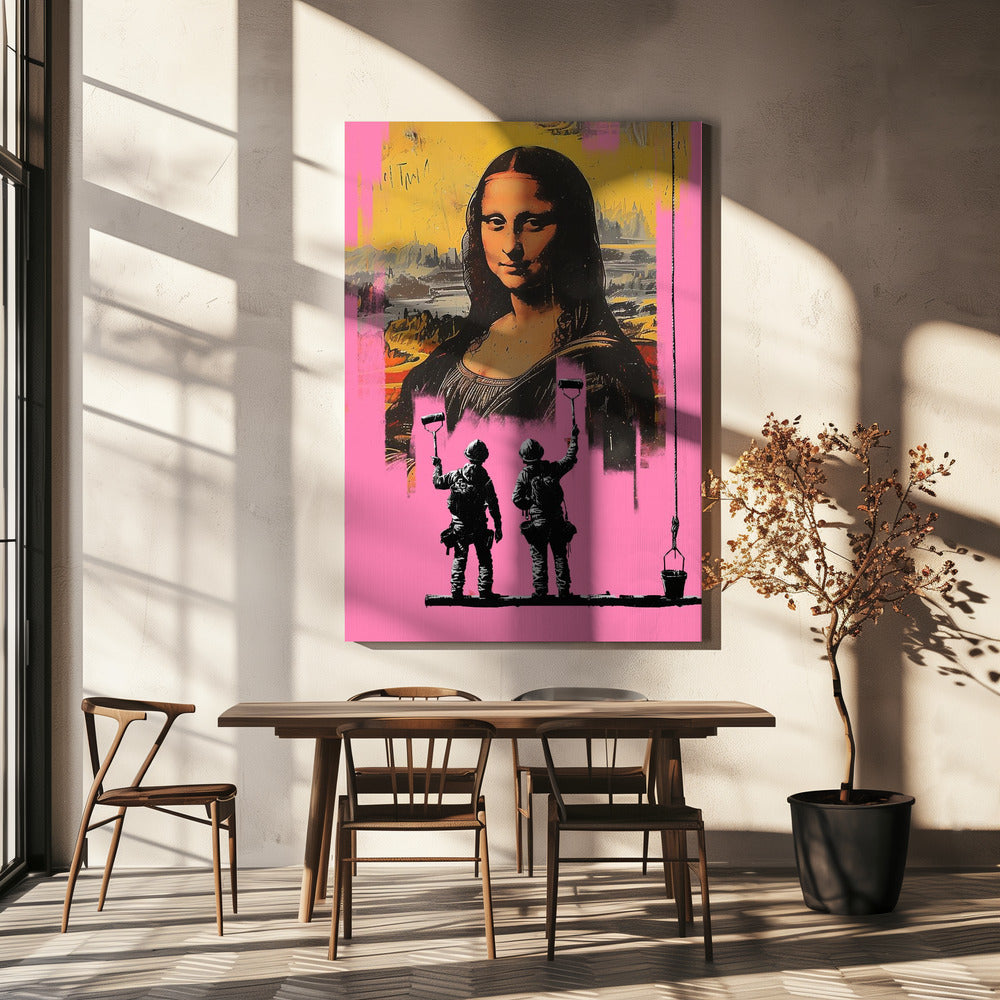 Pink Monalisa | Canvas