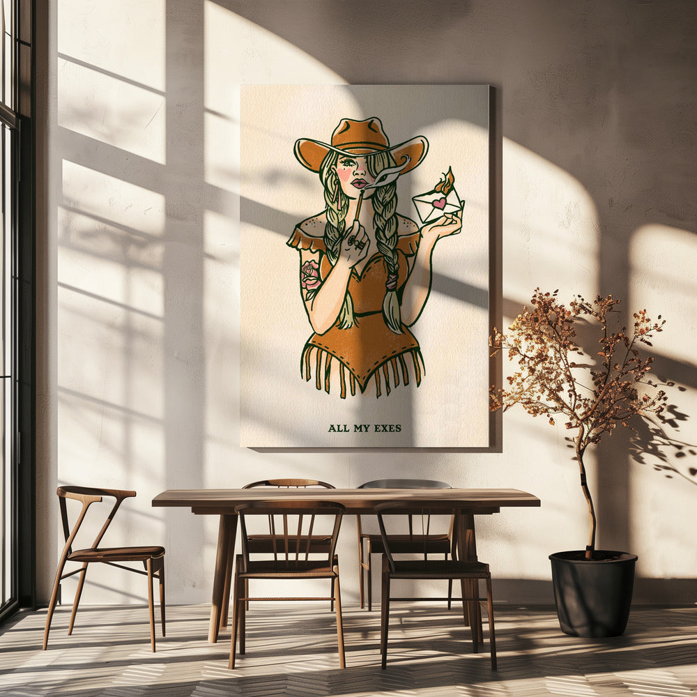 Alle meine Ex-Freundinnen 2 | Leinwand-Bilder