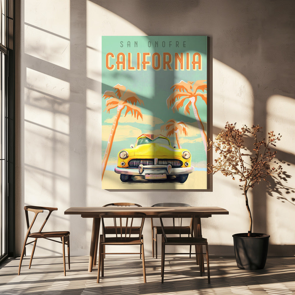 California Surf Poster | Canvas