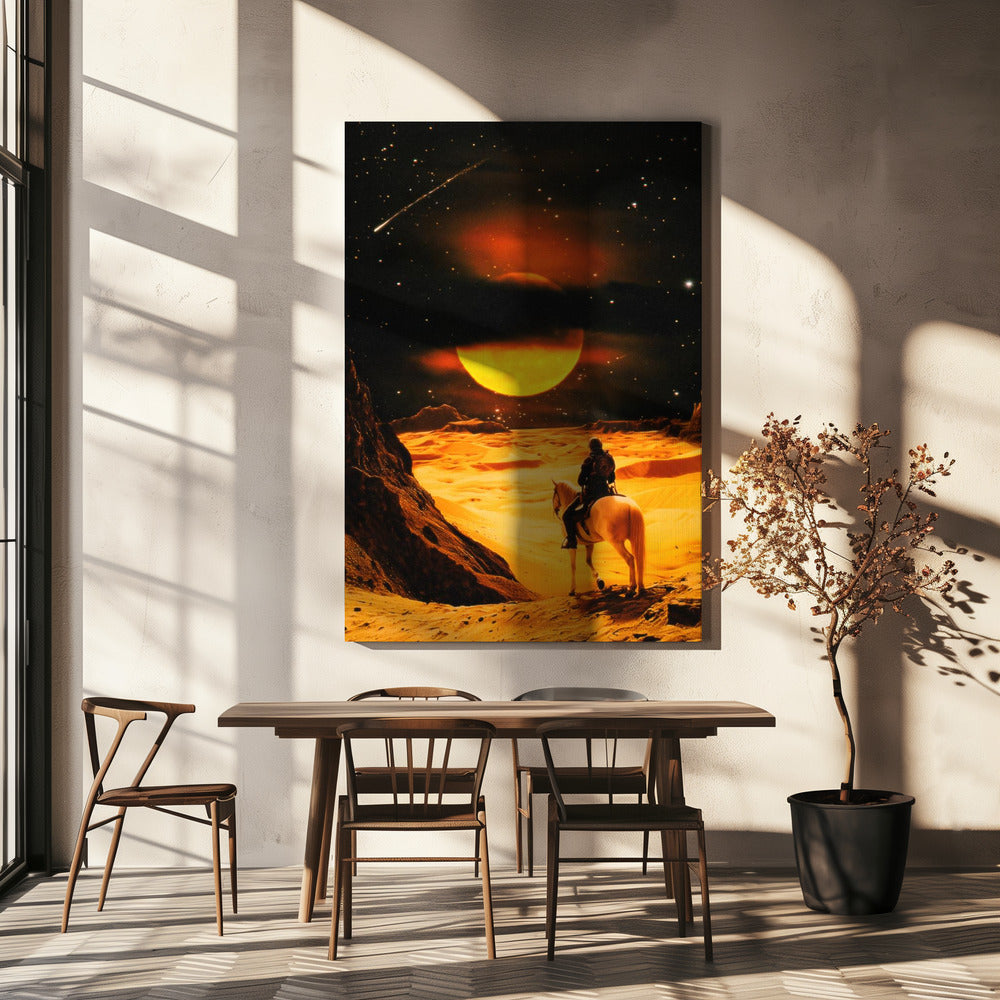 Western Space Adventure | Canvas