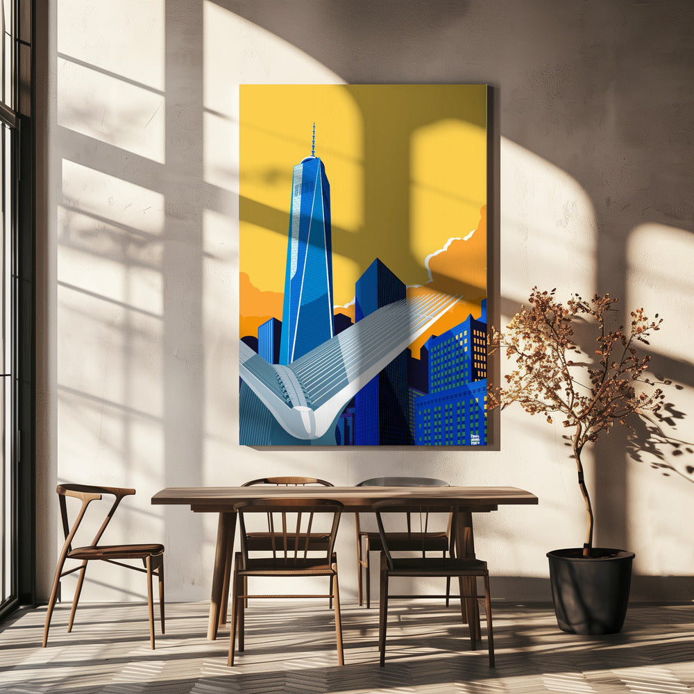 WTC i Oculus Nowy Jork | Wydruki na łótnie