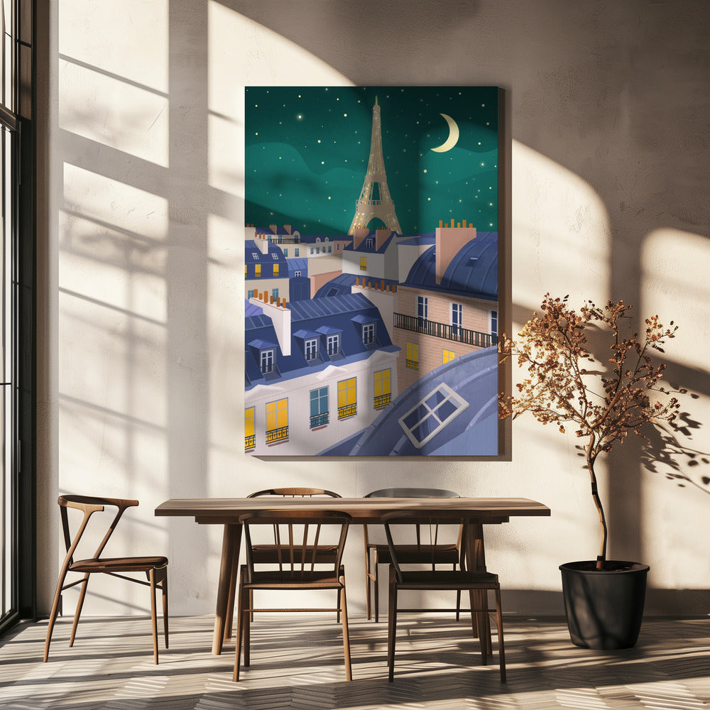 Paris at Night | Canvas