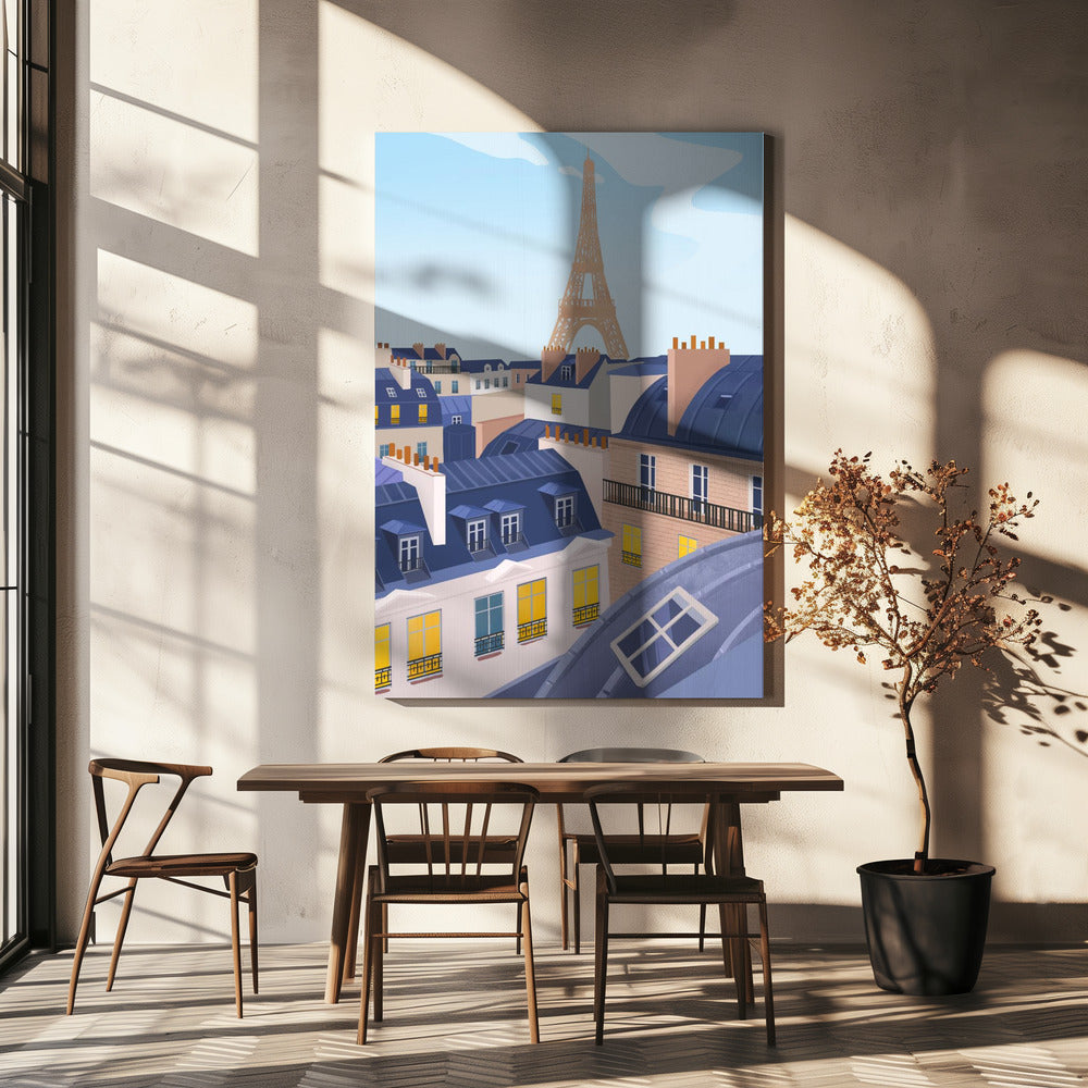 Tejados de París | Impresiones en Lienzo