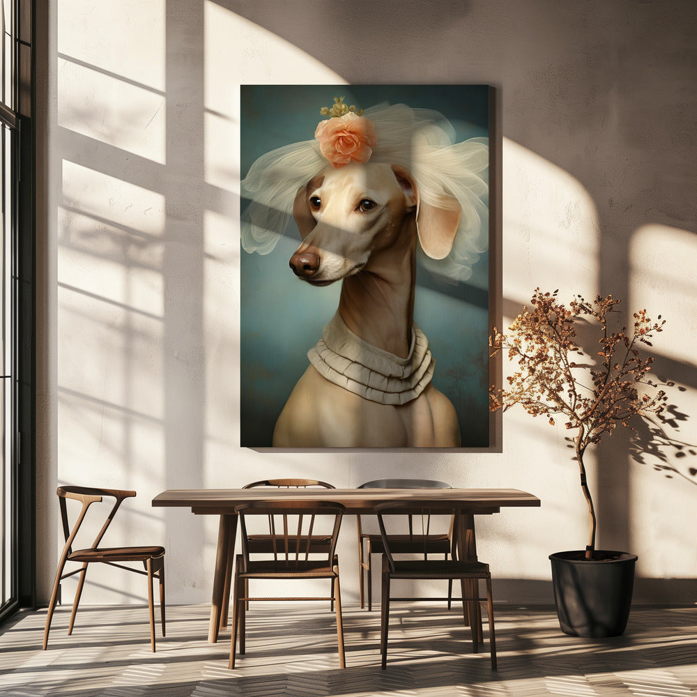 Chien Humain 0001 2024 Décembre Posters - Affiche Artistique Femme Chien 5. jpg | Tableaux sur Toile