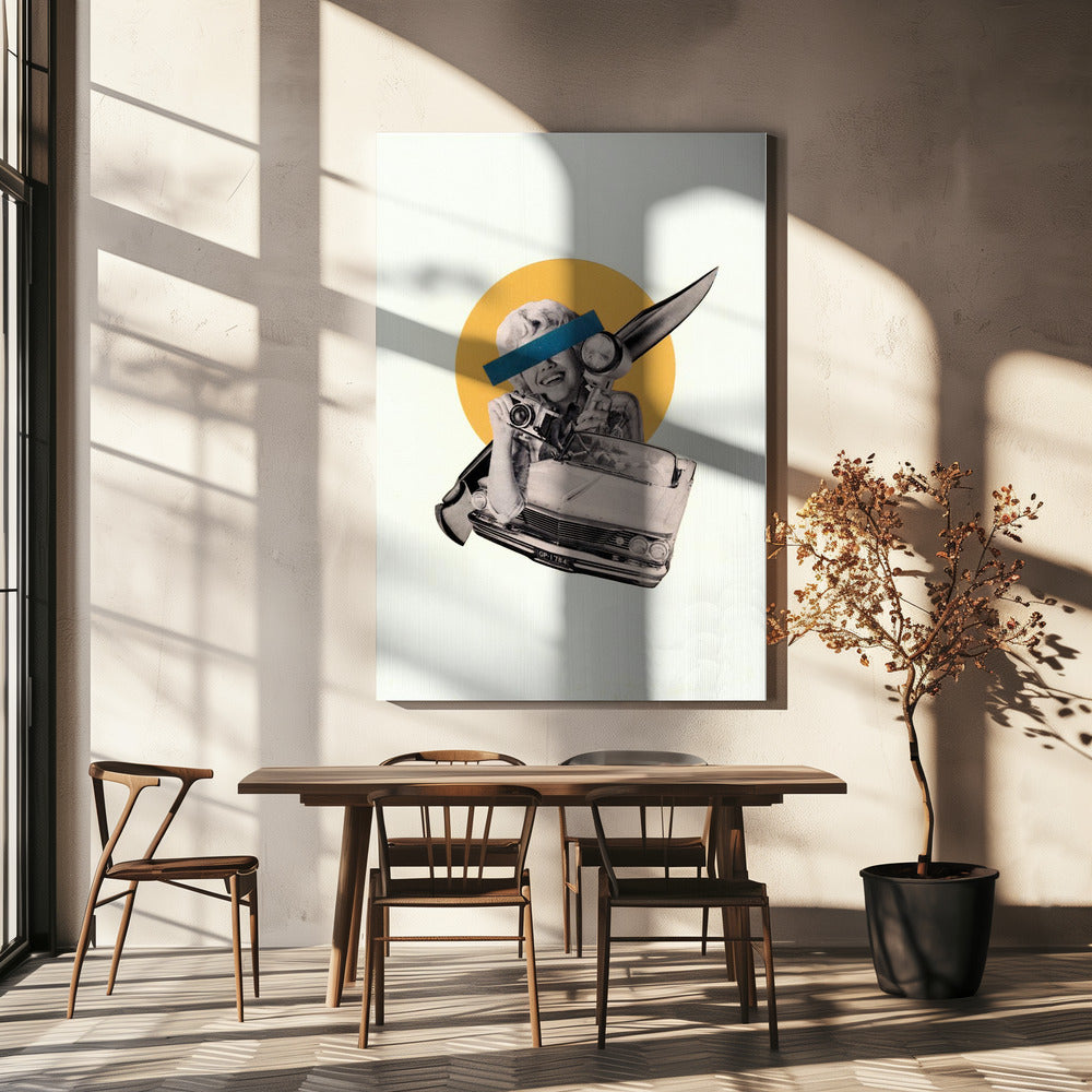 Retro-Abenteuer-Mix | Leinwand