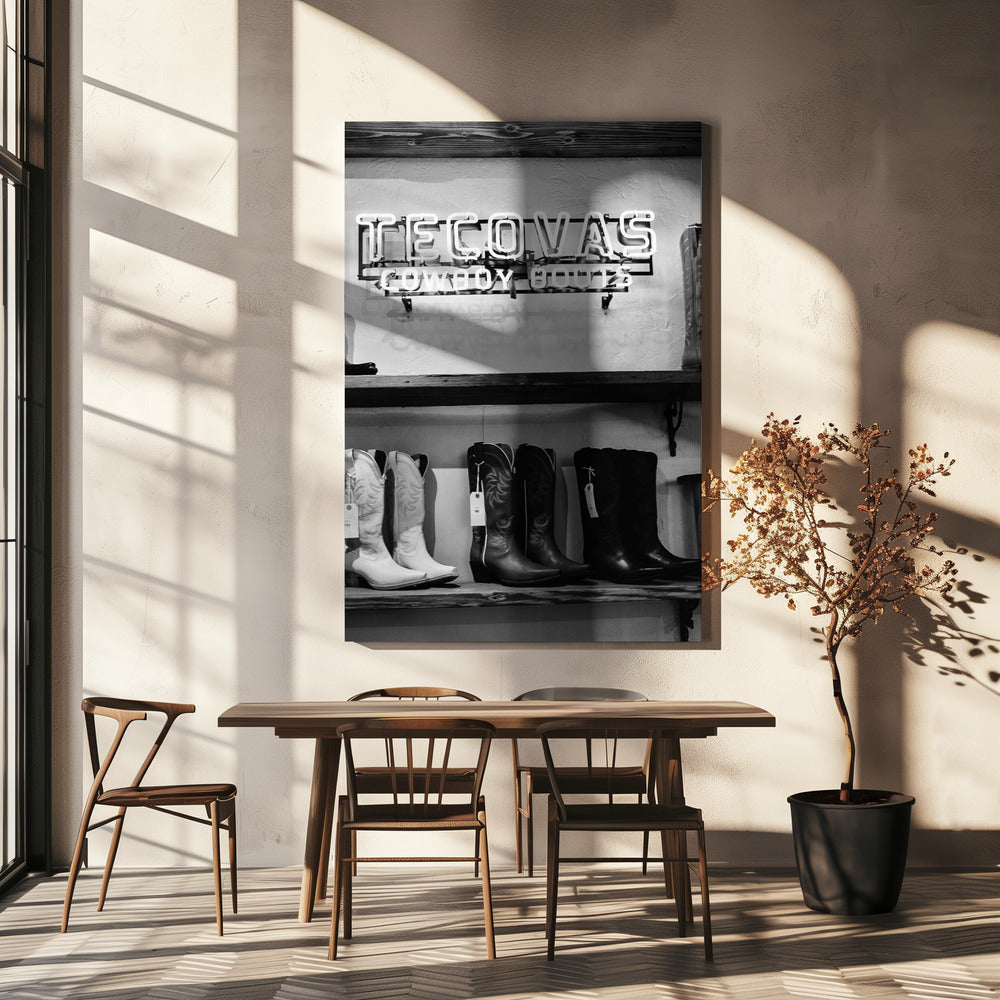 Kowbojskie buty Tecovas | Wydruki na łótnie