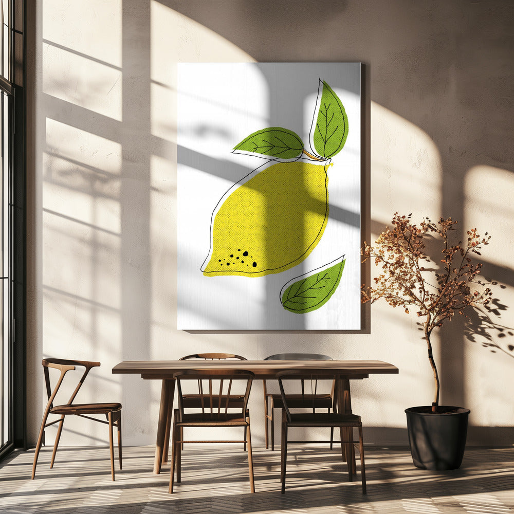 Spritziger Zitrusgenuss | Leinwand