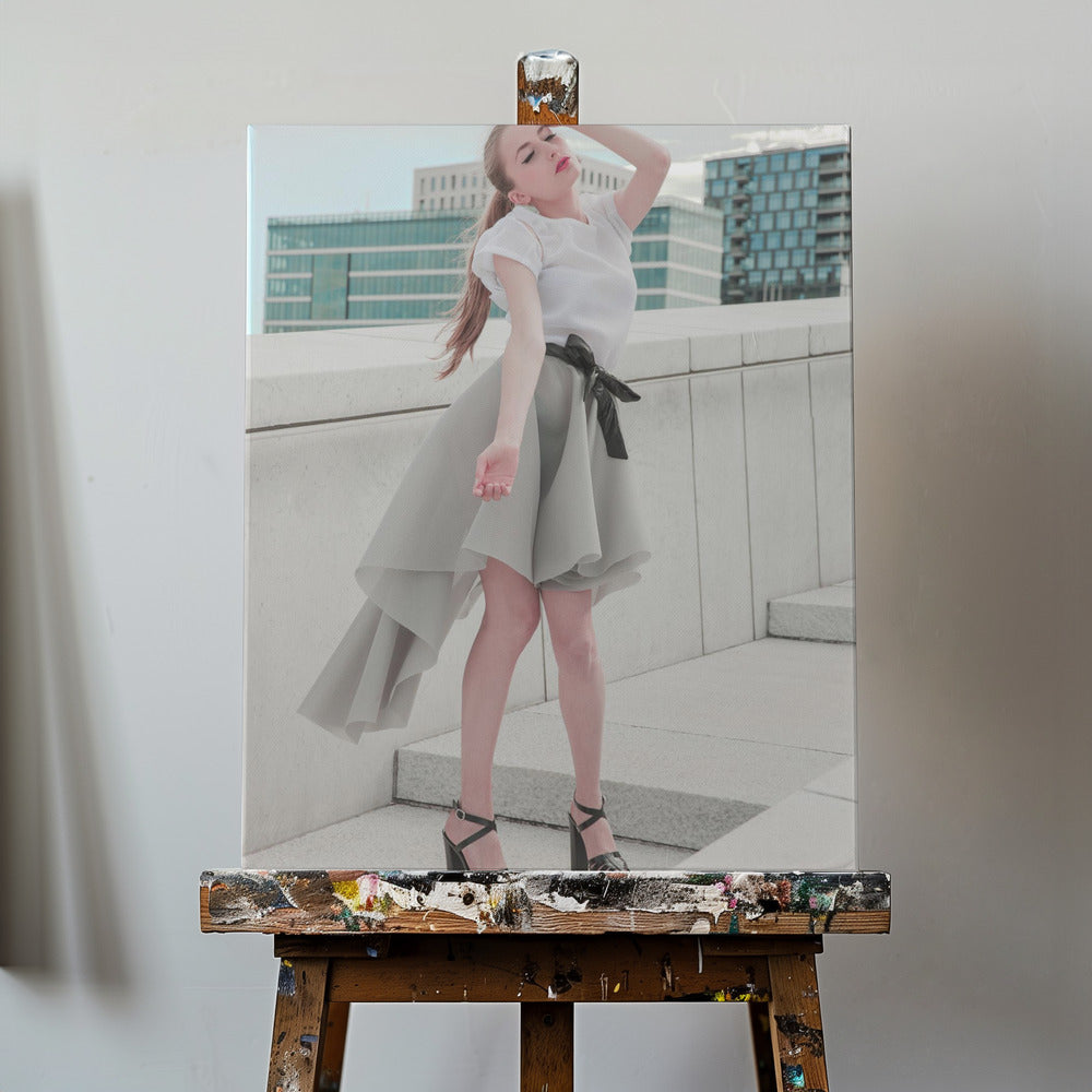 Kattotyylinen tunnelma. Canvastaulut