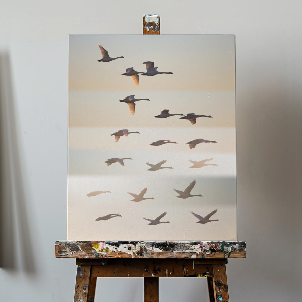 Vorbei an der Sonne. | Leinwand-Bilder