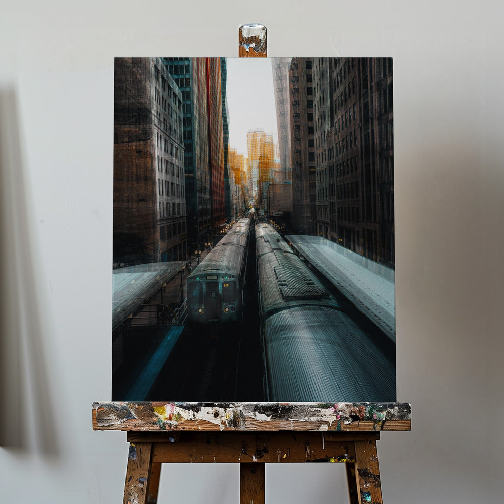 Stacja Chicago | Wydruki na łótnie