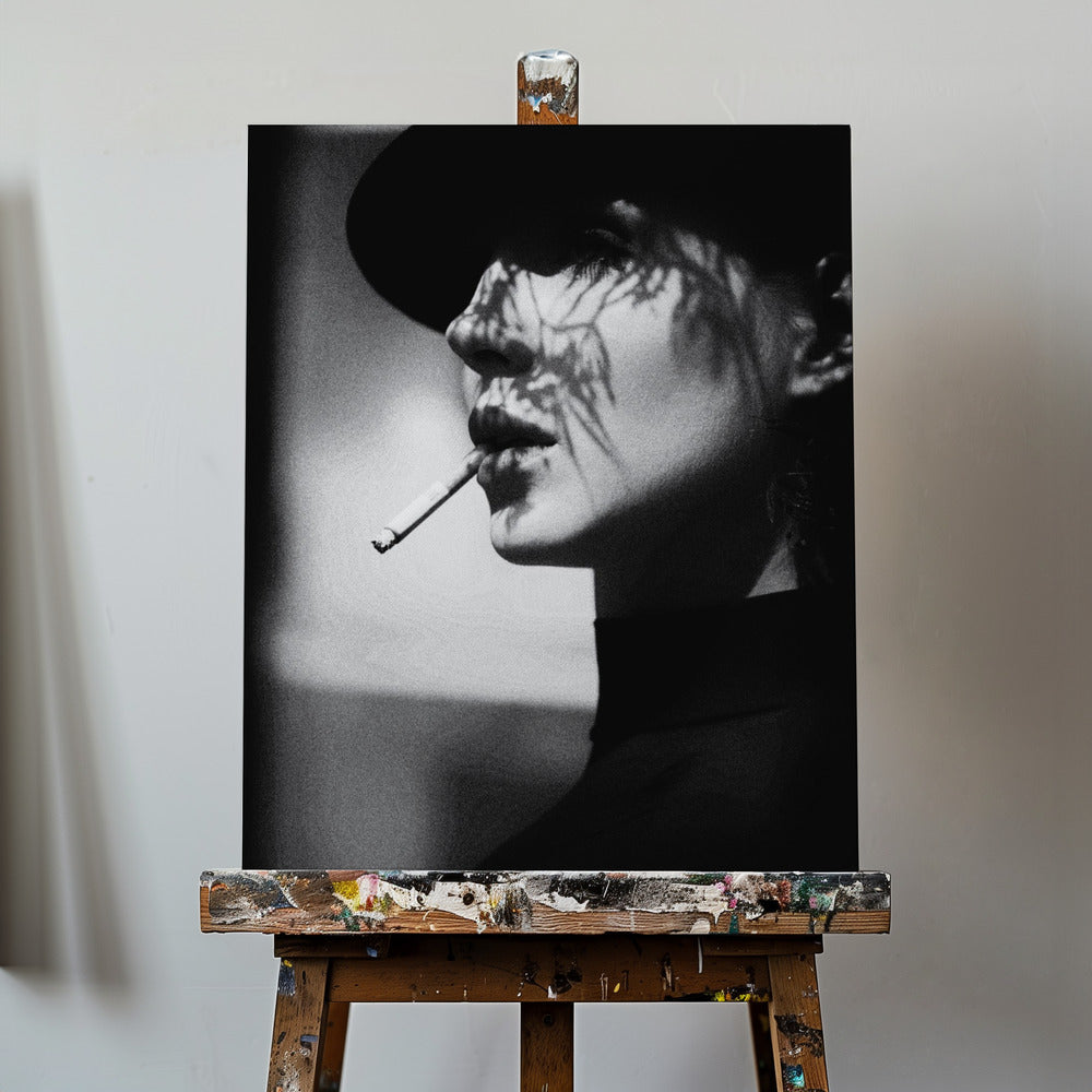 nainen mustassa | Canvastaulut