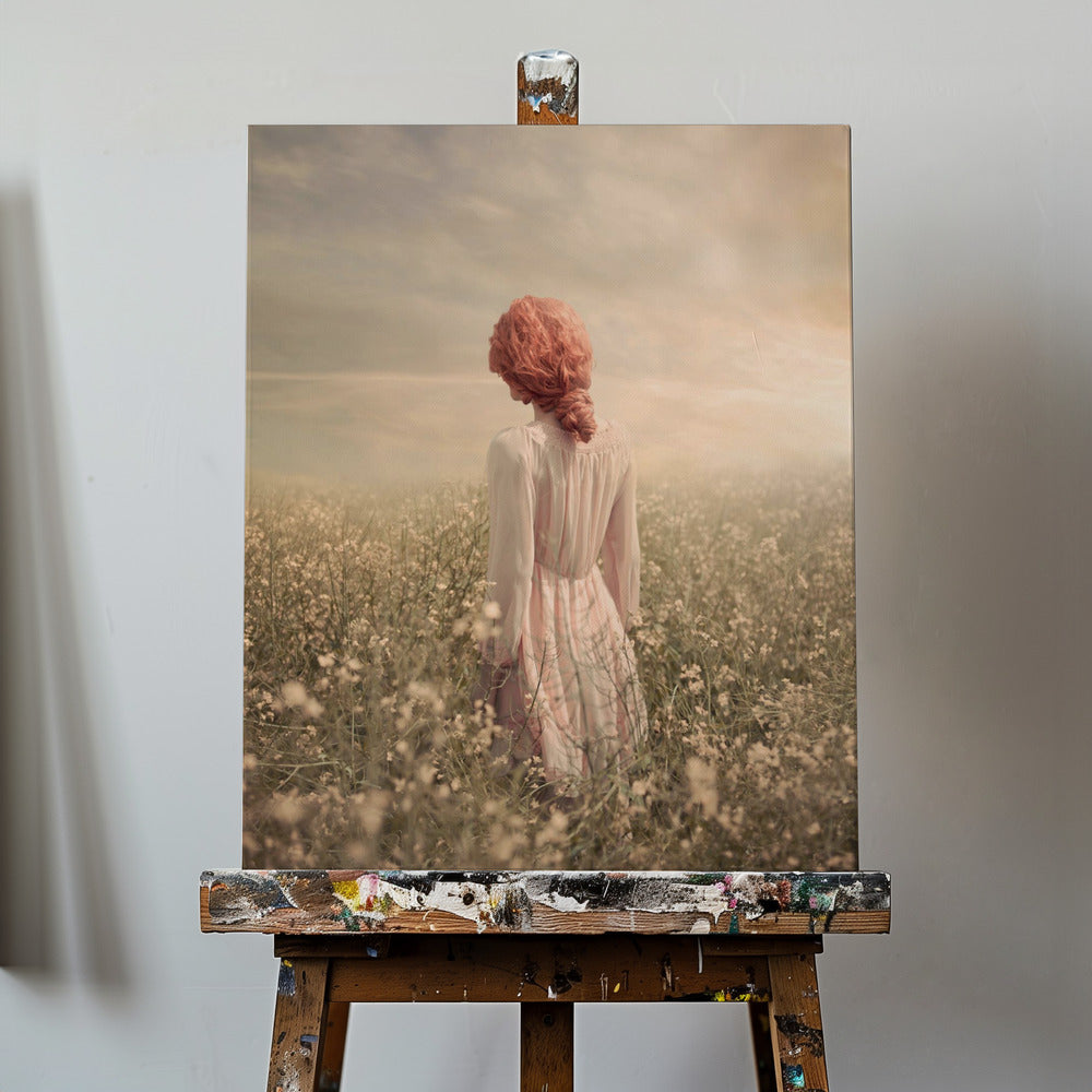 Champ en pastel | Tableaux sur Toile