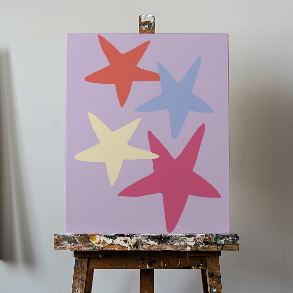 Vier Sterne 01 | Leinwand-Bilder