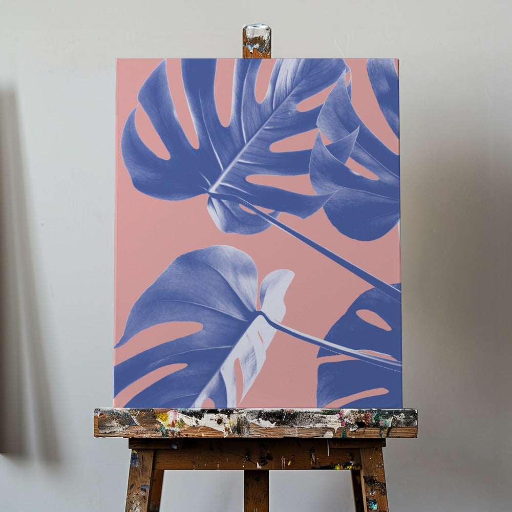 Monstera Lila 06 | Leinwand-Bilder