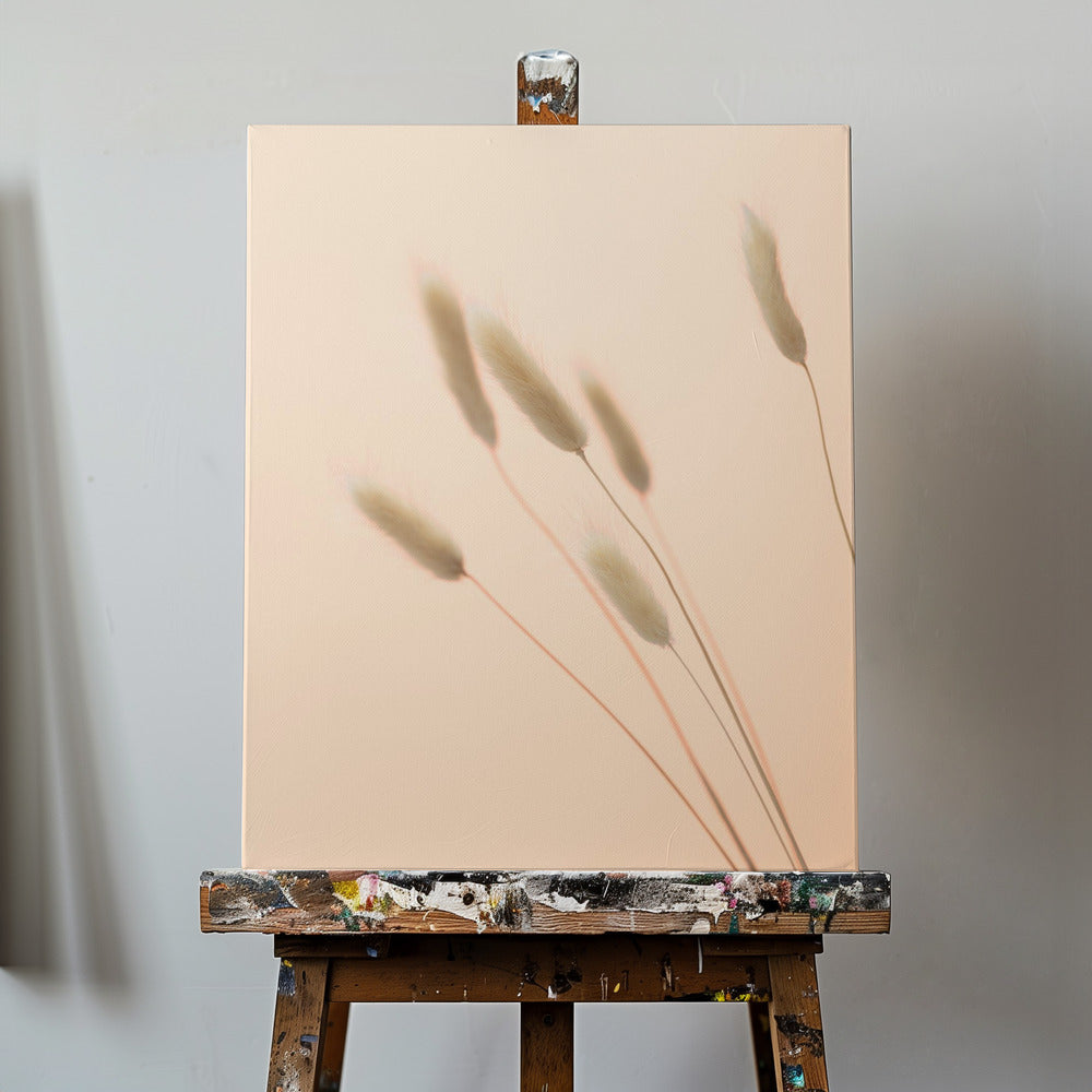 Bunny Grass Peach 03 | Canvas