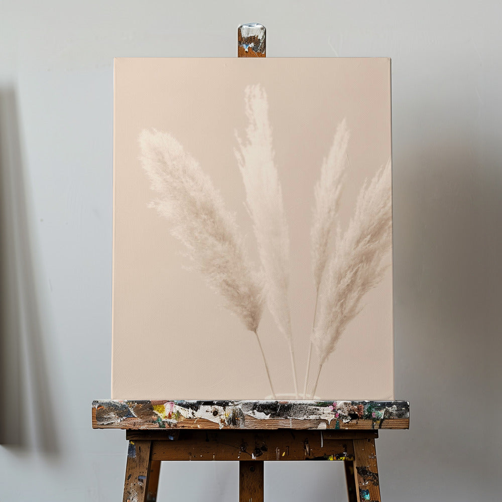 Pampas Grass Beige 05 | Canvas