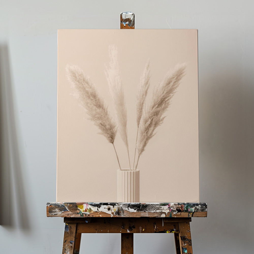 Pampas Grass Beige 09 | Canvas